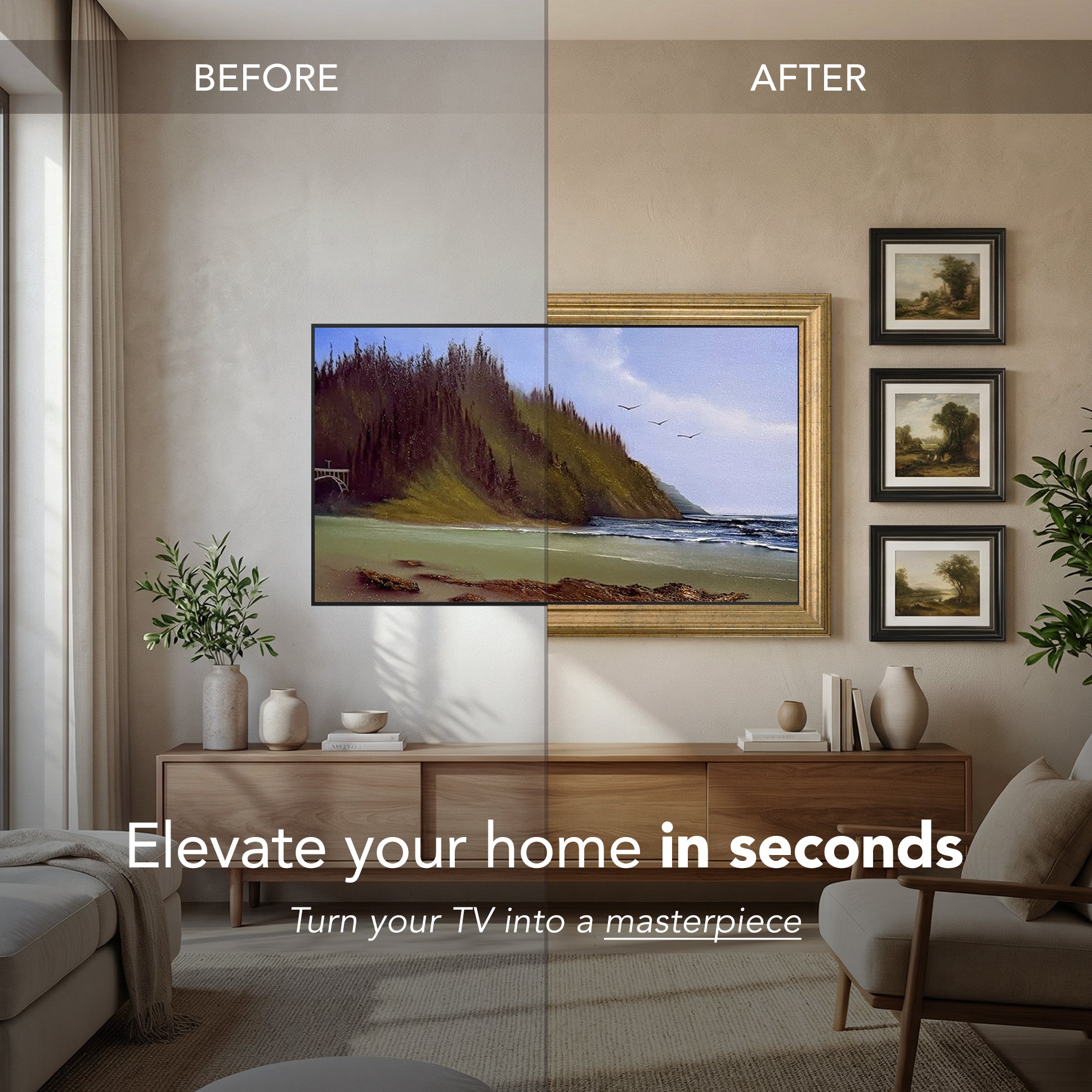 Kyoto Gold Tv Frame